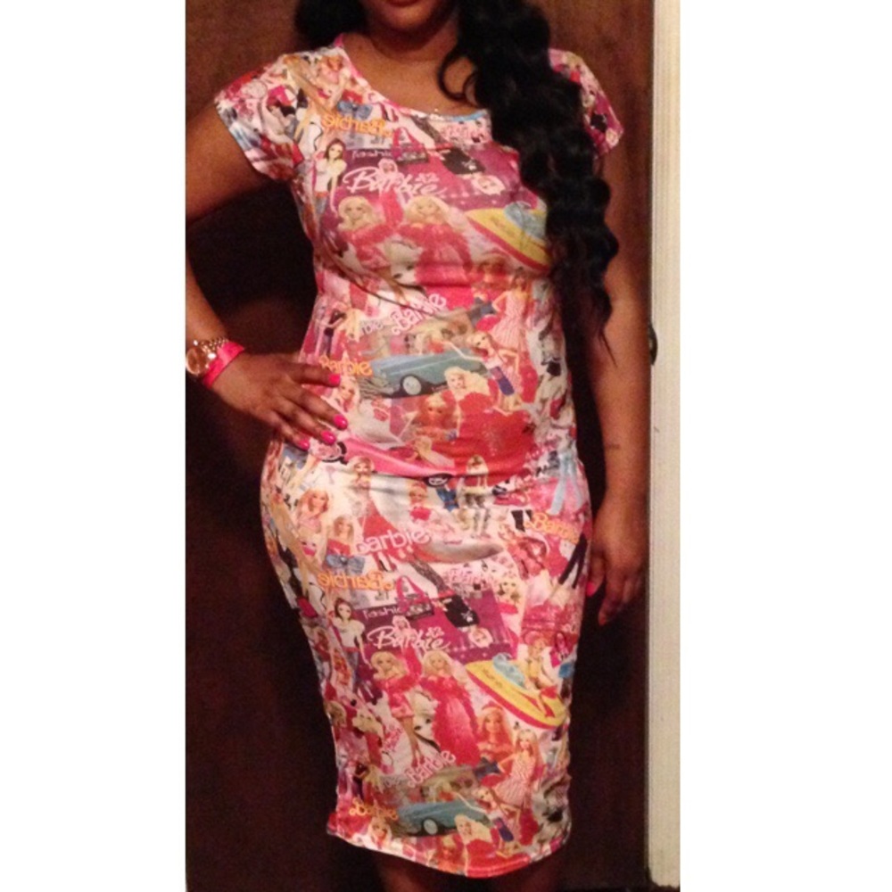 Midi Barbie party dress